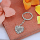 To My Granddaughter, Always Remember That Grandma Loves You - Heart Keychain