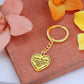 To My Granddaughter, Always Remember That Grandma Loves You - Heart Keychain