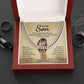 To My Son, Never Forget That I Love You - Cuban Chain