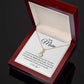 To My Mom, I Can Never Say Thank You Enough - Petite Ribbon Necklace