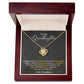 To My Granddaughter, You'll Feel My Love Within This - Love Knot Necklace