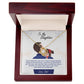 To My Daughter, You'll Always Be My Baby Girl - Love Knot Necklace