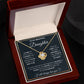 To My Daughter, I Will Always Carry You In My Heart - Love Knot Necklace