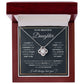 To My Daughter, I Will Always Carry You In My Heart - Love Knot Necklace