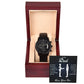 To My Dad, Thank You For Everything - Black Chronograph Watch